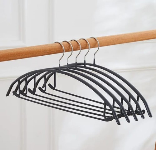 SEMI-ROUND HANGER / HM-0636 / F095 - COLOR GRAY 5 PIECES