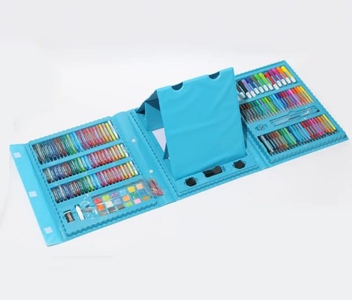 208-PIECE ART SET BLUE S604/U72 - 208-PIECE ART SET