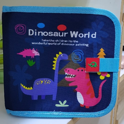 DRAWING BOARD / TY-0032/S323 - COLOR: LITTLE DINOSAUR BLUE16 SIDES MULTI-FUNCTIONAL BOARD