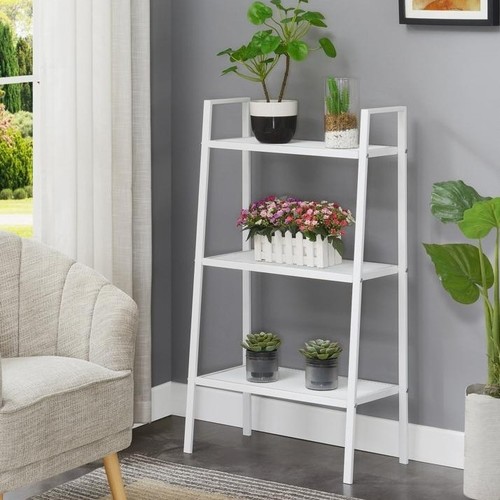 MULTIFUNCTION METAL RACK / HM-0683 / F185 - 3L METAL RACK FOR BOOKS/PLANTS SIZE 60x35x110cm