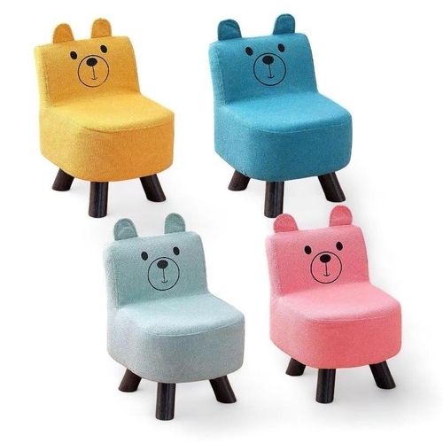 CHILDREN'S STOOL / HM-0689 / S198 - Stool with back rest