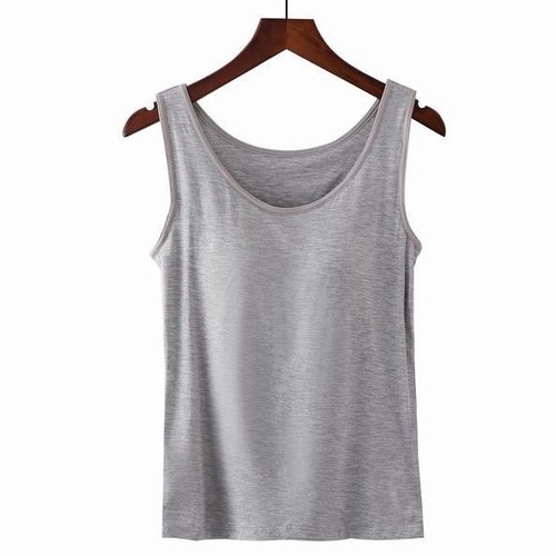 WOMEN'S SUMMER TOP CAMISOLE / WD-0533 - COLOR GRAY