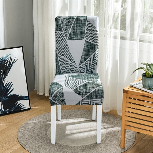 DINING CHAIR COVER / HM-0699 / S429A - Color combination green-gray