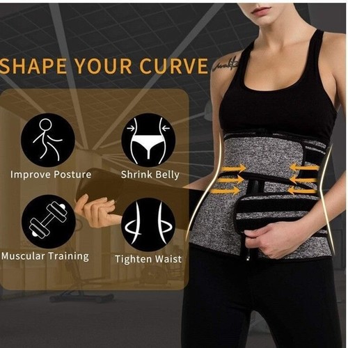 WAIST TRAINER CORSET / WD-0878 / K147 - Women's body shaper Gray color
