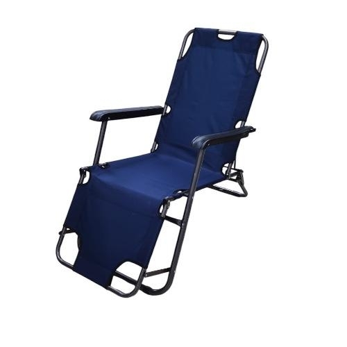 RECLINER CHAIR / HM-0713 / S630 - Color: NAVY BLUE PORTABLE RECLINING LOUNGE CHAIR