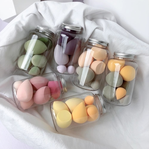 7 PCS SOFT & GRADIENT MAKEUP SPONGE SET / U53A - 7pcs/bottle
