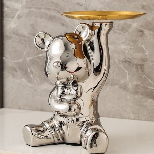LIVING ROOM DECORATION / HM-0061 / S155D - Thriftbox 
 Color: Silver
