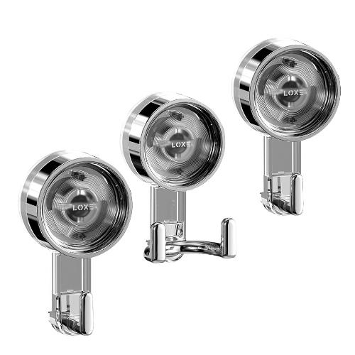 THREE-PIECE SUCTION HOOK  HM-0621 / S398 - SUCTION HOOK  COLOR: SILVER