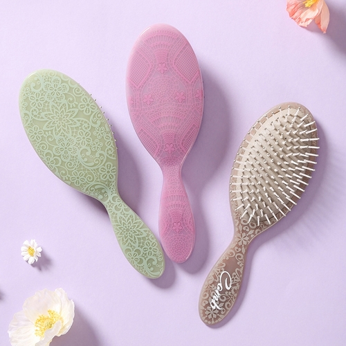 AIR CUSHION HAIR COMB / MU-0312/U38 - Oval massaging comb