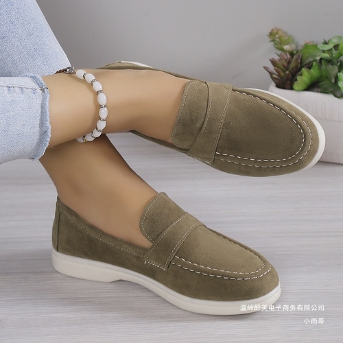 WOMEN'S FLAT SHOES / BROWN U148/U55 - Casual women\