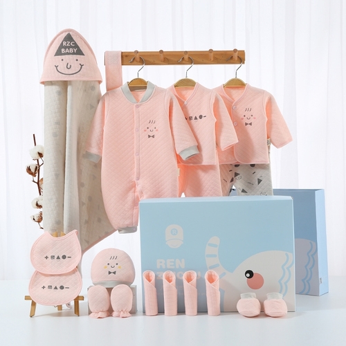 17 PIECE SET DRESS FOR NEW BORN BABIES / BB-0276/C72 - 17 piece new born dress set