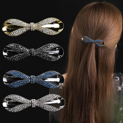 HAIR CLIP / U205 - Crystal butterfly hair clip