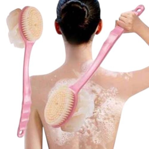 LONG-HANDLED BODY BRUSH / U319 - Color pink