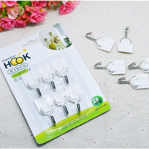 SELF ADHESIVE WALL STICKY HOOKS / U371 - Heavey duty utility hook