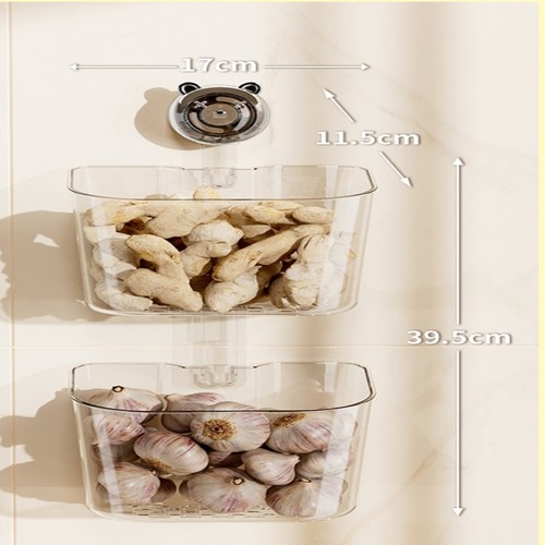 HANGING BASKET STORAGE RACK / U308 - Transparent