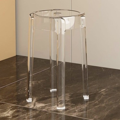 PLASTIC STOOL / U322 - Transparent