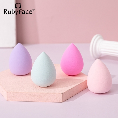 POWDER SPONGE - S890 - 4pcs in 1pack - assorted color