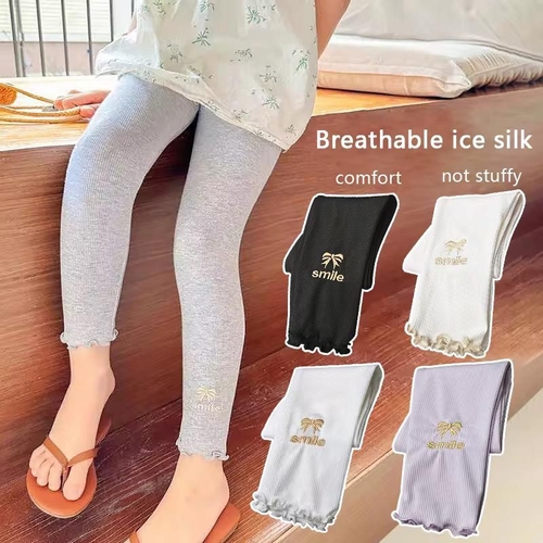 GIRL'S LEGGINGS-COLOR GRAY - S770 - Color:gray