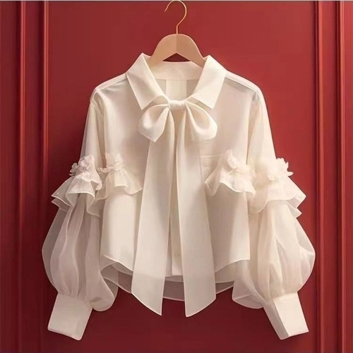 WOMEN'S RUFFLE TOP SHIRT - S907 - Women\
