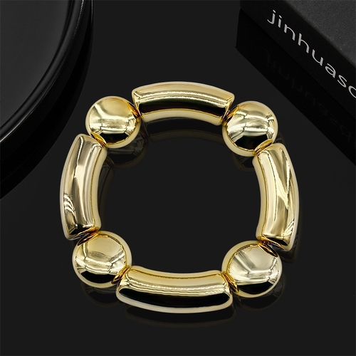 BALLOON BUBBLE WATERDROP BRACELET / F317 - WOMEN'S BRACELET Color:gold
