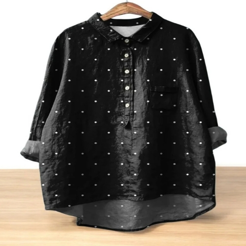 WOMEN'S CASUAL SHIRT / S776C - LOOSE PRINTED CASUAL SHIRT