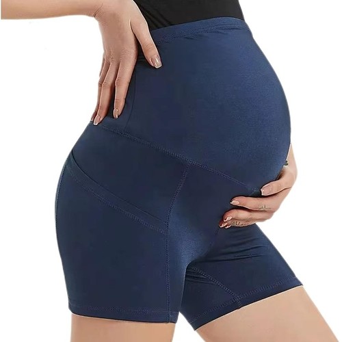 MATERNITY LEGGINGS-SHORT LENGTH / NAVY BLUE S802 - COLOR: NAVY BLUE