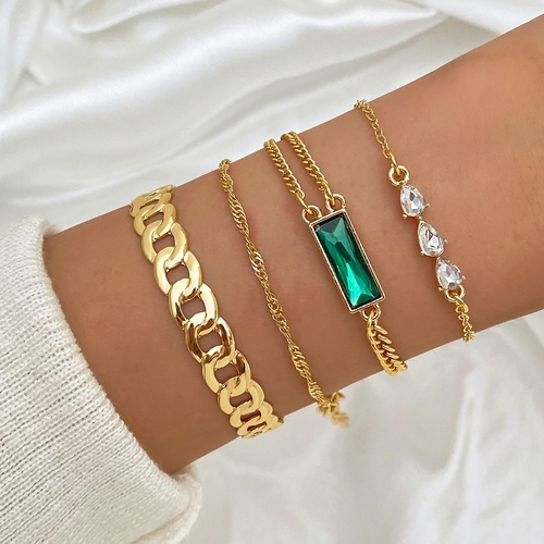 4 PIECE BRACELET FASHION JEWELRY / S742A - 4 PIECE BRACELET FASHION JEWELRY