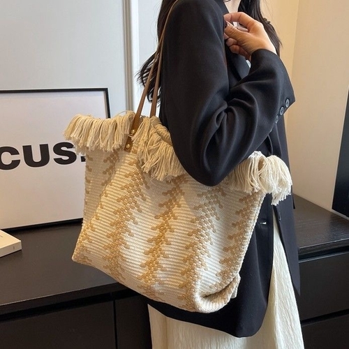 CANVAS SHOULDER BAG / S748C - WOMEN’S SHOULDER BAG