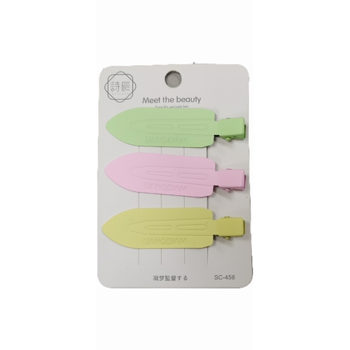 3-PIECE HAIRPIN / S446C - 3PCS IN 1 PACK-ASSORTED COLOR