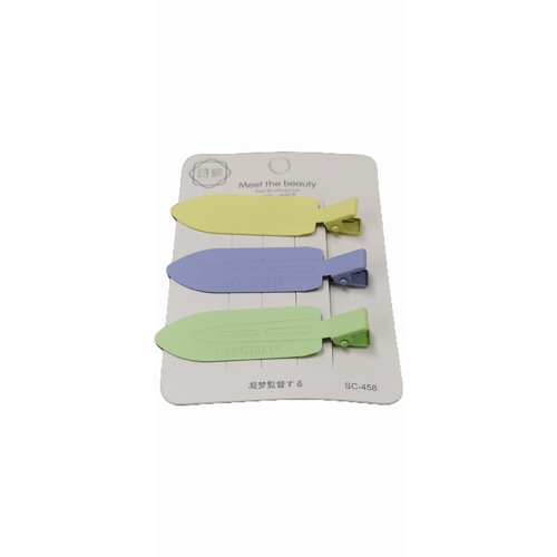 3-PIECE HAIRPIN / S446N - 3PCS IN 1 PACK-ASSORTED COLOR