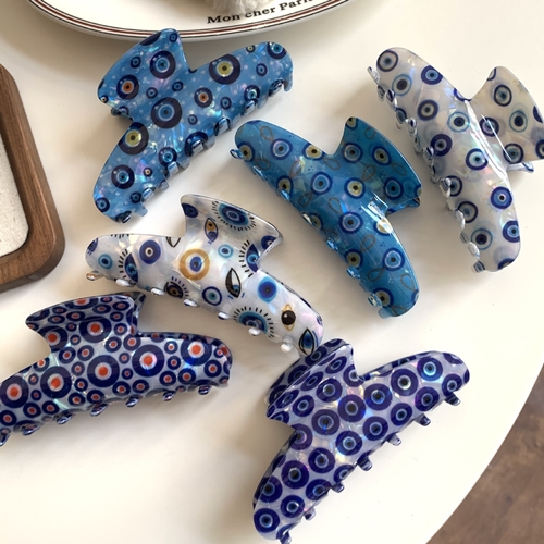 1PC HAIRCLIP / S253 - HAIRCLIP-EVIL EYE DESIGN