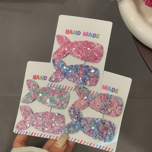 TWO-PIECE HAIR CLIP / U203 - 2IN1 PACK - MERMAID STYLE