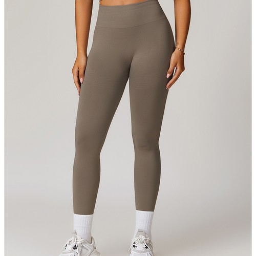 YOGA PANTS / U247E - Color: brown