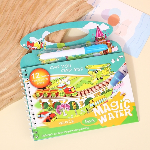 MAGIC WATER BOOK / VEHICLES U445 - CHILDREN\
