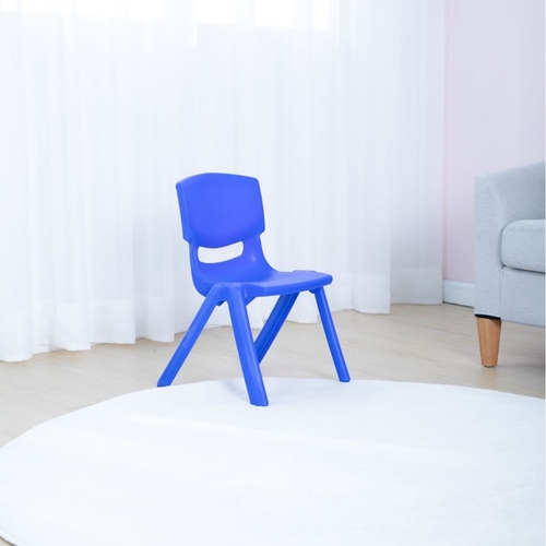 CHILDREN'S PLASTIC CHAIR / S837B - Color:blue
