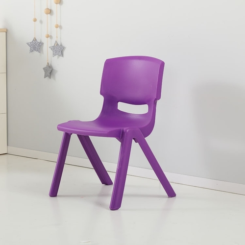 CHILDREN'S PLASTIC CHAIR / S837PU - Color:purple