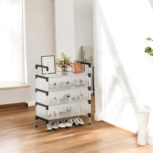 4 LAYER METAL SHOE RACK U265C - 4 LAYER Width:60cm