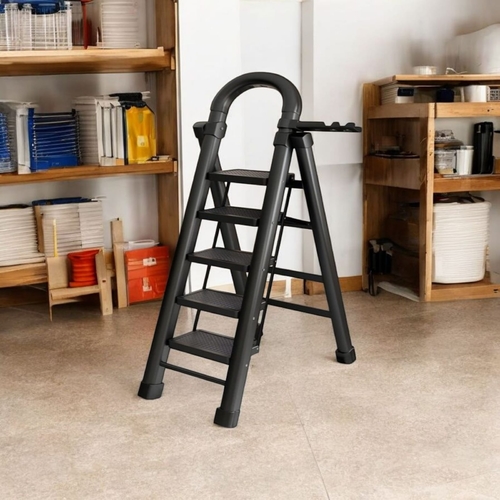 FOLDING LADDER U333C - 5-STEP PORTABLE FOLDING LADDER