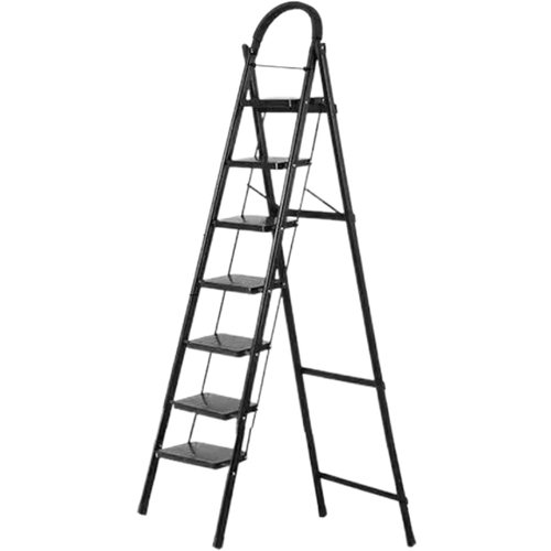 FOLDING LADDER U333D - 7-step portable folding ladder
