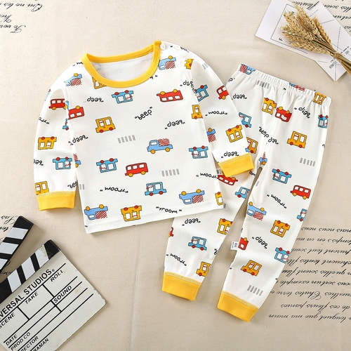 TWO PIECE SET PAJAMA AND SWEATSHIRT / S811I - Color:white