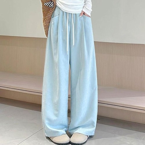 WOMEN'S BLUE PANTS / U404B - Color:blue