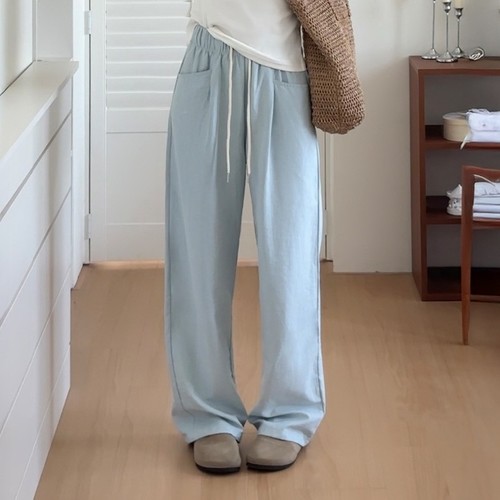 WOMEN'S GRAY PANTS / U404G - Color:gray
