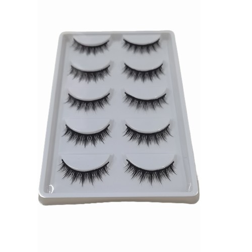 FALSE EYELASHES / U479F - 5pc set - Strip lashes