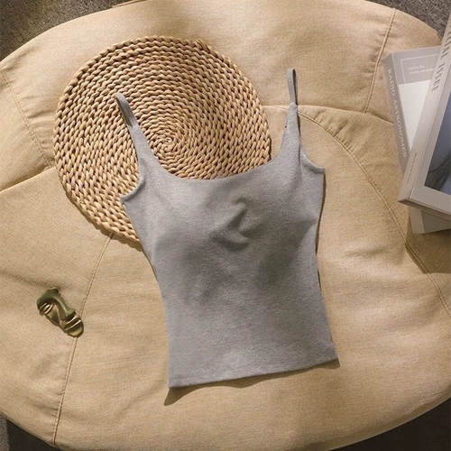 WOMEN'S CAMISOLE - GRAY S903 - One size-best fit xs to medium