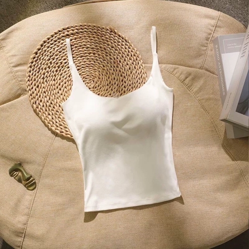 WOMEN'S CAMISOLE - WHITE S903 - One size - best fit xs to medium