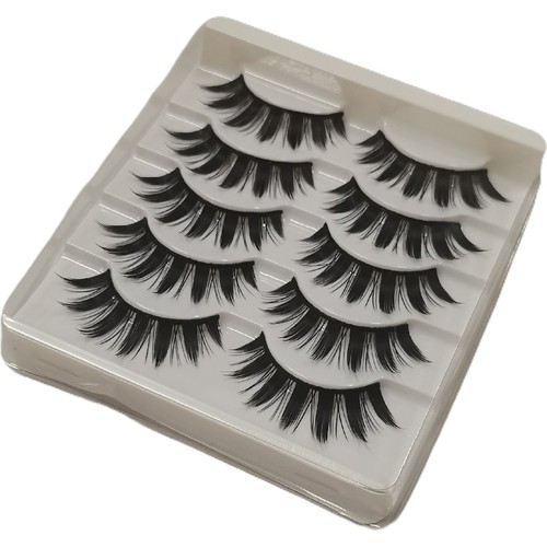 FLUFFY FALSE EYELASHES / U479I - 5 pairs in one set