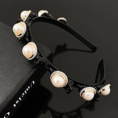 FOUR-LEAF CLOVER HEADBAND / F341D - Pearl design