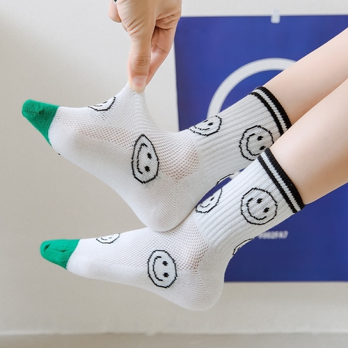 5-PIECE SOCKS FOR BOYS / S918E - 5 PAIRS IN 1 PACK-ASSORTED COLOR AND PRINT Size:S Age:3-5yrs. Old
