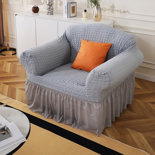 SEERSUCKER SOFA COVER-SINGLE / S719 - One seater - stretchable sofa cover