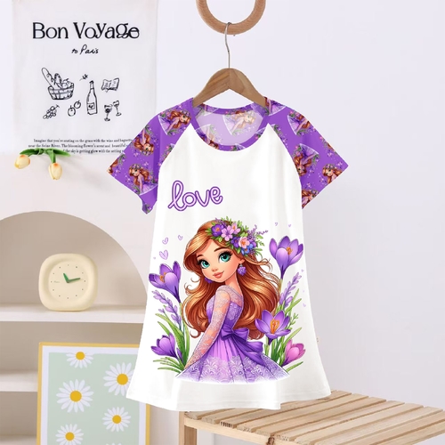 GIRL'S DRESS / U364C - Girl's nightdress Color white